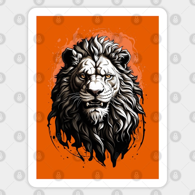 The Symbolic Dutch Lion Sticker by Providentfoot